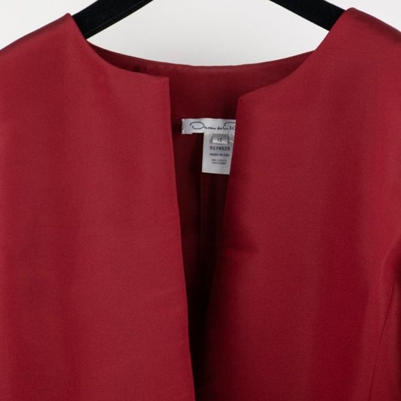 Oscar de la Renta Silk Evening Jacket - Picture 3 of 6